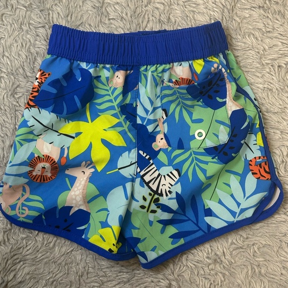 “Be Wild” matching swim top and shorts, Size 18M - Picture 4 of 7